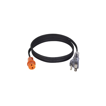 Zerostart Lit Plug Version Of 3600083 Replacement Cord - 120V, 10A, Straight, 5' 1.5M Long 3600119